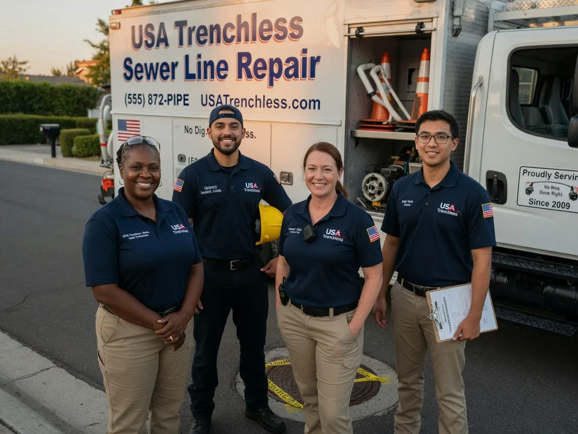 Sewer Line Repair company in Violet, LA